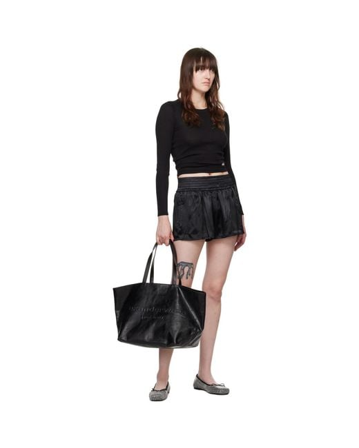 Alexander Wang Black Track Shorts