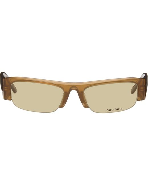 Miu Miu Natural Vedette Sunglasses