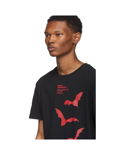 Off-White c/o Virgil Abloh Dematerialization S/S Over Tee - Black/Red Xxs