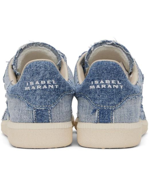 Isabel Marant Blue Denim Beth Sneakers