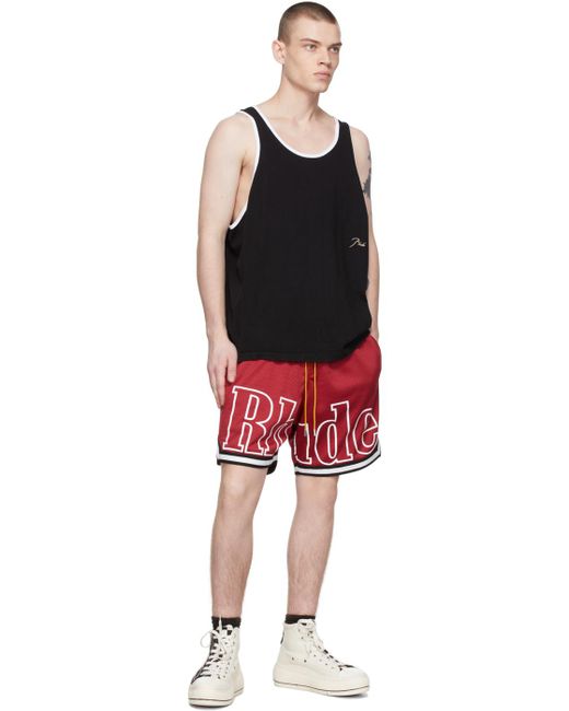 Rhude Red Polyester Shorts for Men | Lyst Canada