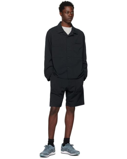 Nanamica Black Easy Shorts for men