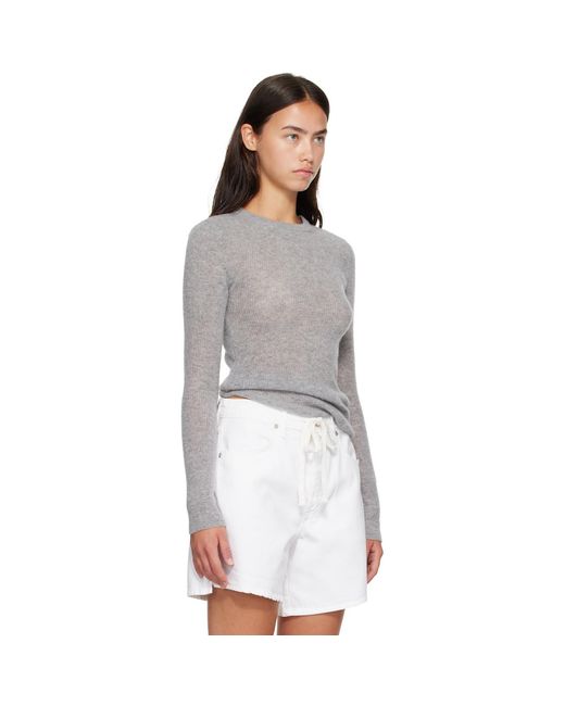 Citizens of Humanity Gray Alessia Crewneck Sweater