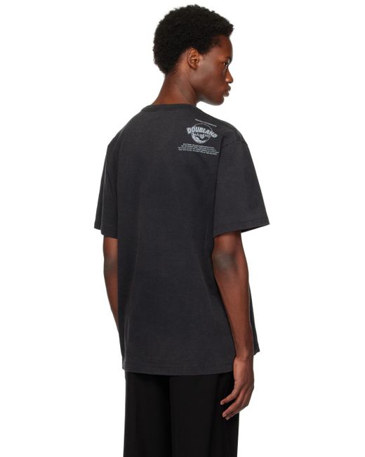 Doublet Black Pz Today Edition T-shirt for men