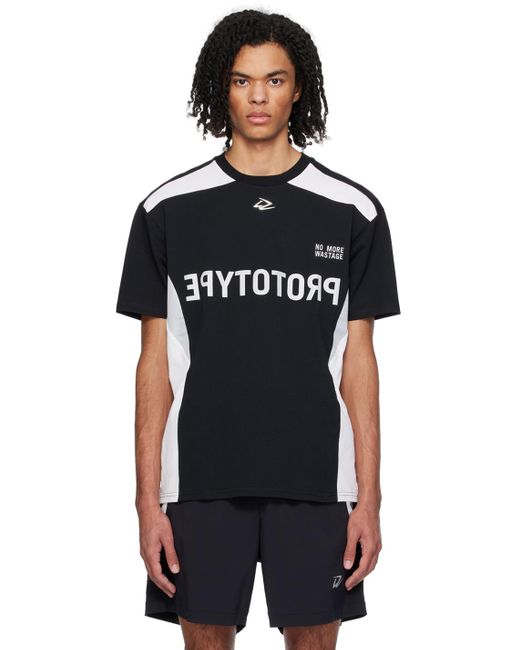 T-shirt noir à texte et logo imprimés Izzue pour homme en coloris Black