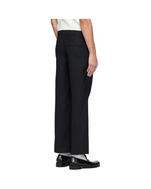 A.P.C. Black Jim Trousers for men