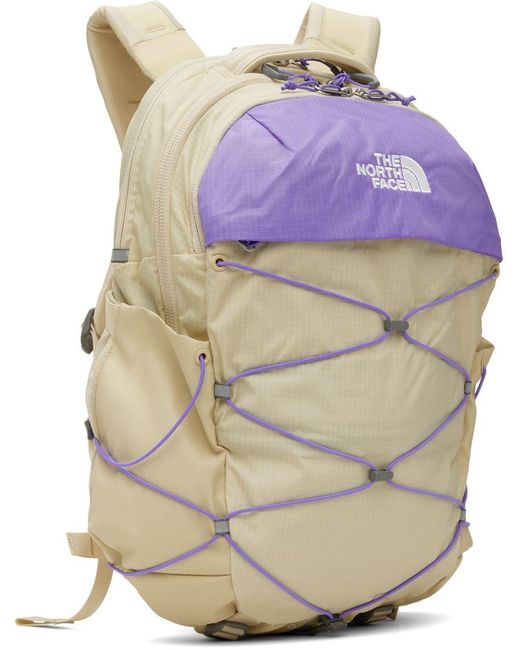 Purple north face backpack clearance