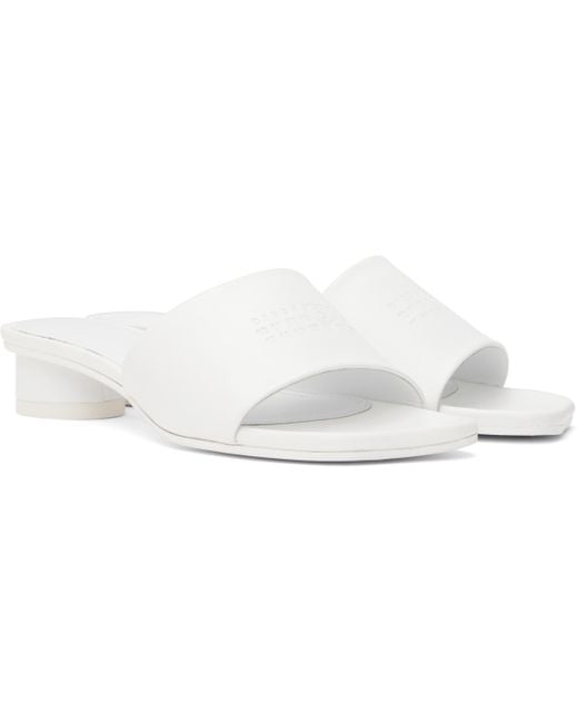 MM6 by Maison Martin Margiela Black Anatomic Heeled Sandals