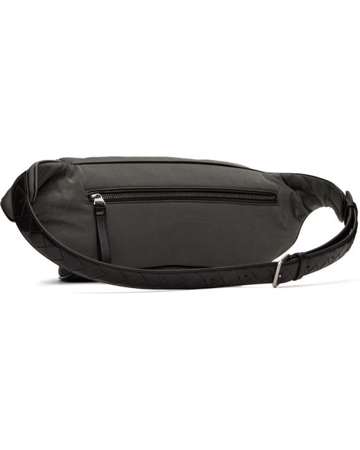Bottega Veneta Black Crossroad Small Bumbag for men