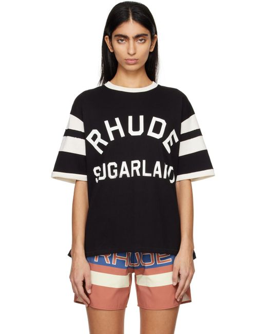 Rhude Black 'sugarland' T-shirt