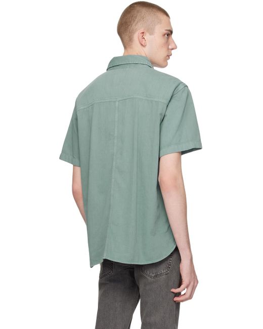 Chemise de travail auburn bleue Levi's pour homme en coloris Green