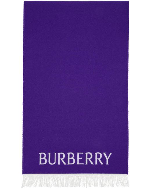 Burberry Purple Rose Scarf