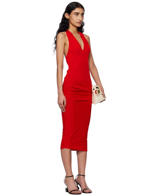 Jacquemus レッド 'La Robe Pasadena' ミディアムドレス Red