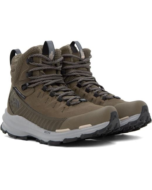 The North Face Black Brown Vectiv Fastpack Boots