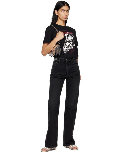 Rabanne Black Embellished Jeans