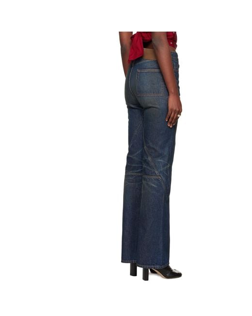 Our Legacy Blue Moto Cut Jeans