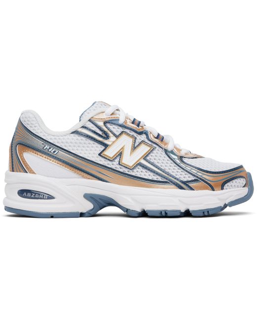 New Balance Black Tan 740 Sneakers