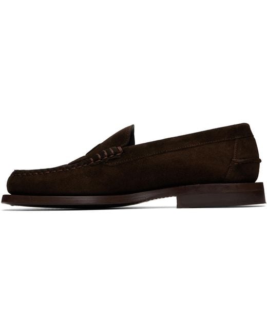 Hereu Brown Nombela Suede Loafers for men
