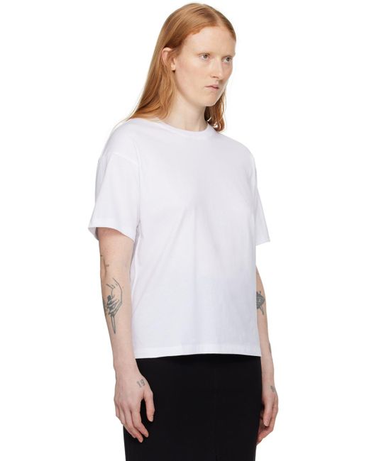 Filippa K White Loose Fit T-shirt
