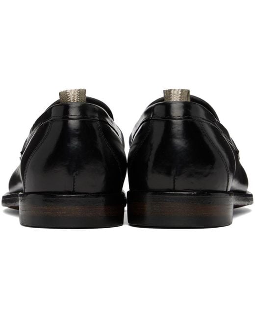 Officine Creative Black Tulane 003 Loafers for men