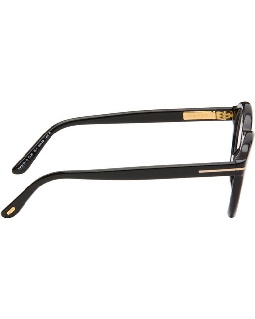 Tom Ford Black Round Glasses for men