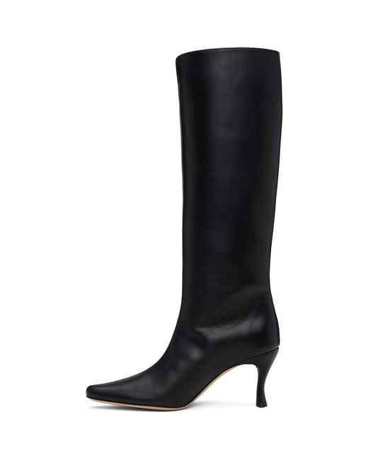 By Far Black Stevie 42 Knee-High Tall Boots