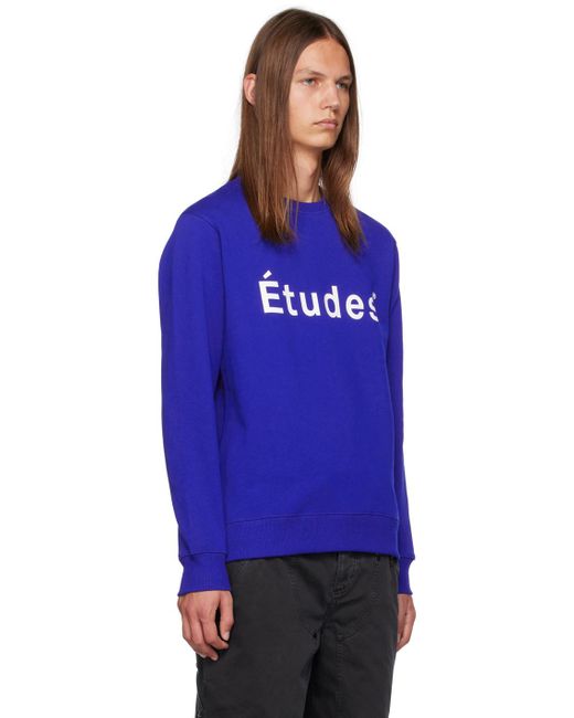 Etudes Studio Blue Études Story 'études' Sweatshirt for men