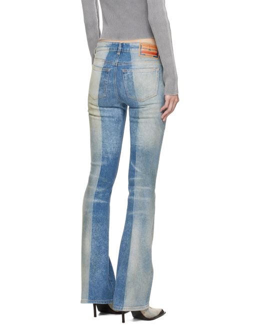 DIESEL ブルー 1969 D-Ebbey 0Enar ブーツカット ジーンズ Blue