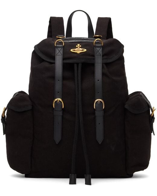 Vivienne Westwood Black Highland Backpack