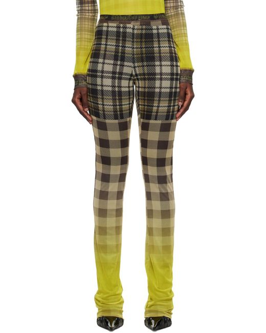 Pantalon de détente jaune à carreaux OTTOLINGER en coloris Black