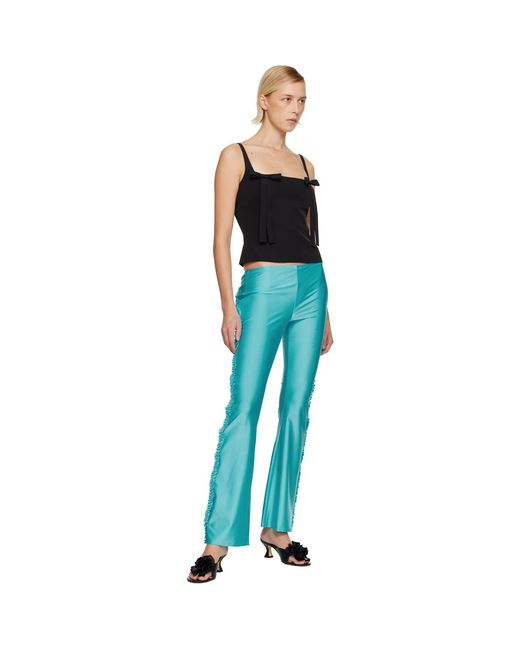 Sandy Liang Blue Abbey Lounge Pants