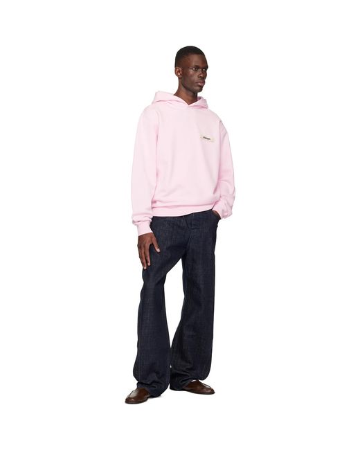 Jacquemus Pink 'The Gros Grain' Hoodie for men