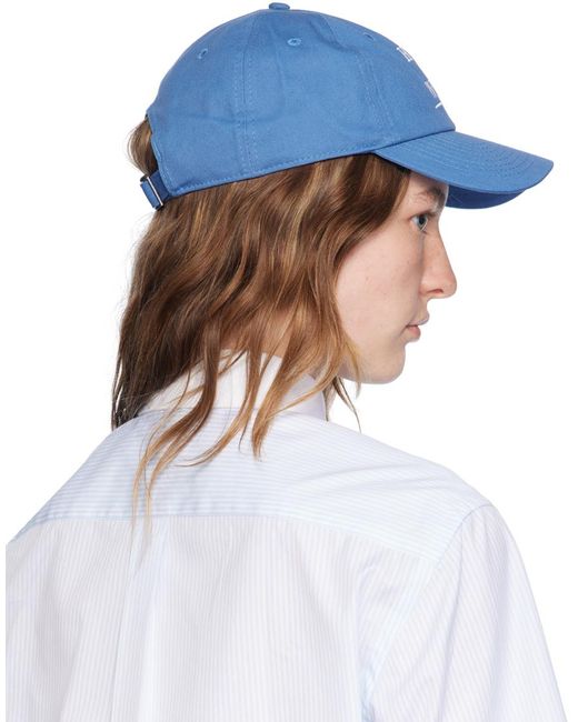 Sporty & Rich 'Health Is Wealth' Cap in Blue | Lyst