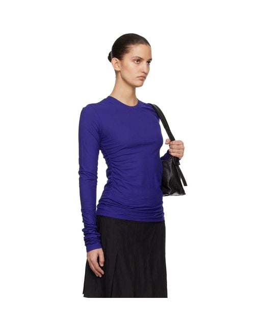 Our Legacy Blue Strain Slim Longsleeve Top