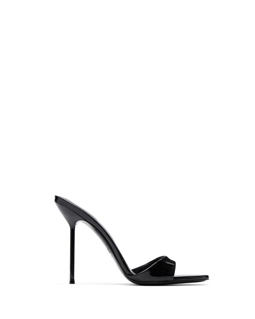 Paris Texas Black Lidia Mule 105 Heeled Sandals