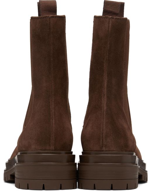 Bottes Chelsea Chester Brunes Gianvito Rossi en coloris Brown