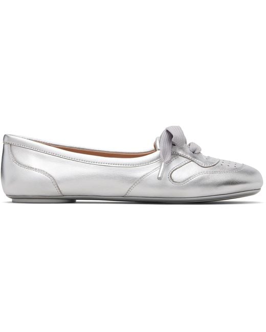 Gianvito Rossi Black Vault Ballerina Flats