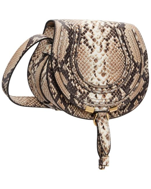 Chloé Natural Small Marcie Saddle Bag