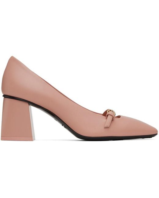 Max Mara Black Pink Polina Heels