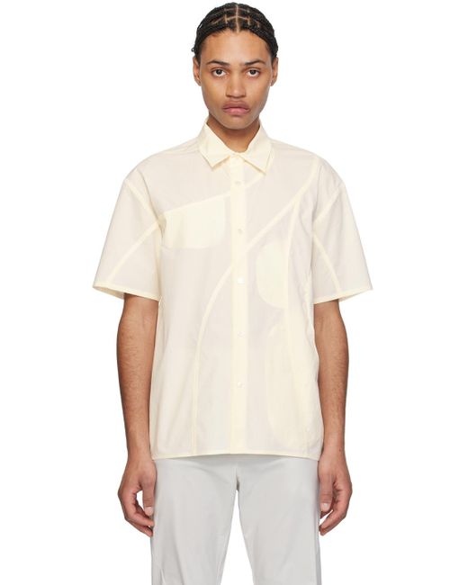 Post Archive Faction PAF White Off- 6.0 Center Shirt for men