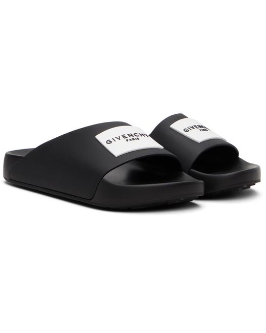 Givenchy Black Label Slide Sandals
