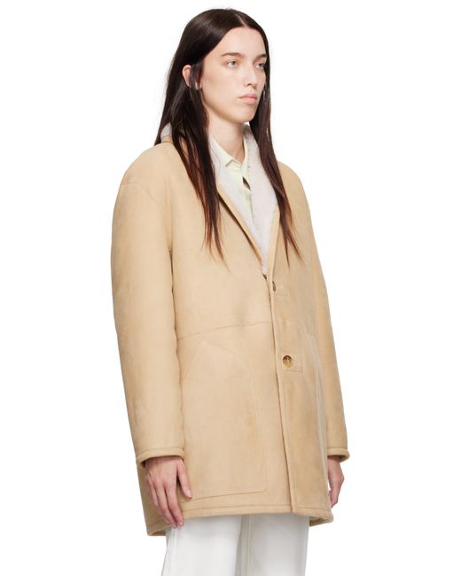 Calvin Klein Halo シアリングコート Natural