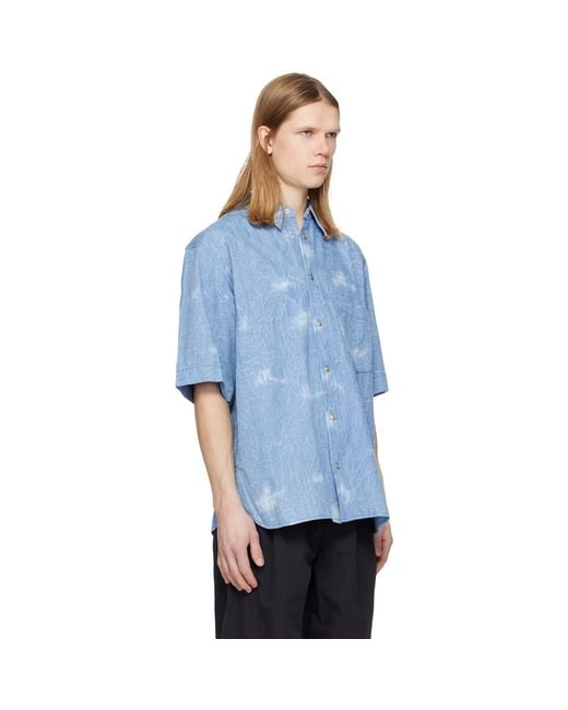 Isabel Marant Blue Tabilio Shirt for men