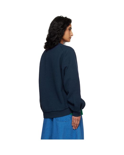 YMC Blue Bellow Sweatshirt