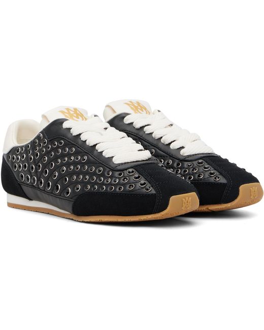 Amiri Black Stud Pacific Flat Sneakers
