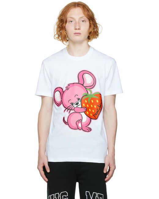 Moschino Multicolor Illustrated S T-shirt for men