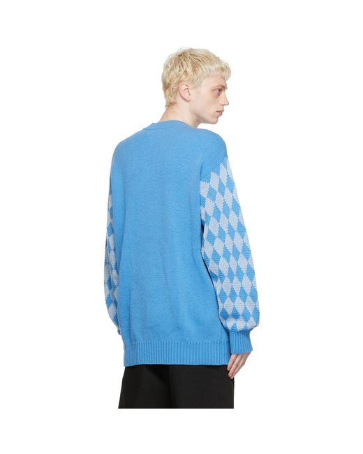 Columbia Blue Ssense Exclusive Shradha Kochhar Edition Sweater for men
