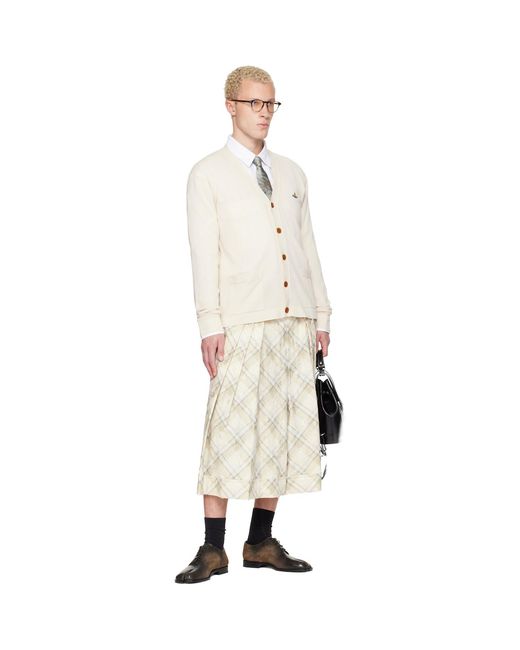 Vivienne Westwood Natural Culotte Trousers for men