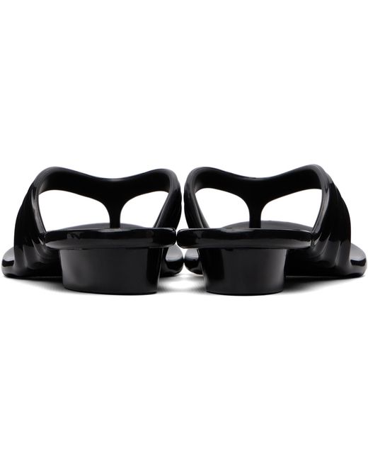 DIESEL Black Melissa Edition Quantum Thong Sandals