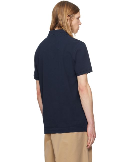 Canada Goose Blue 'Beckley' Polo Shirt for men